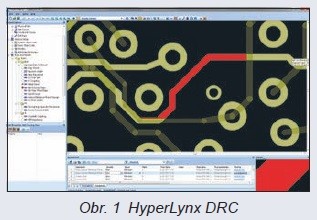 HyperLynx DRC pro kontrolu desek dostupný také zdarma